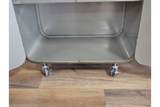 Industrial Style Distressed Grey Metal Cabinet Cupboard