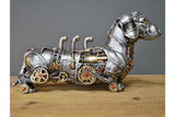 Steampunk Dachshund Sausage Dog Figure Ornament