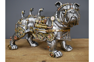 Steampunk English Bulldog Figure Ornament
