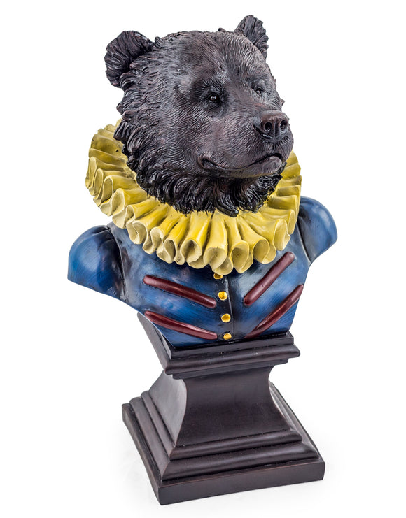Large Gentry Bear Head Bust on Square Base 52 x 34 x 28 cm