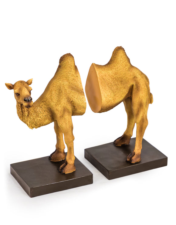 Pair of Camel Bookends on Base 22.5 cm x 13 cm x 11.5 cm each