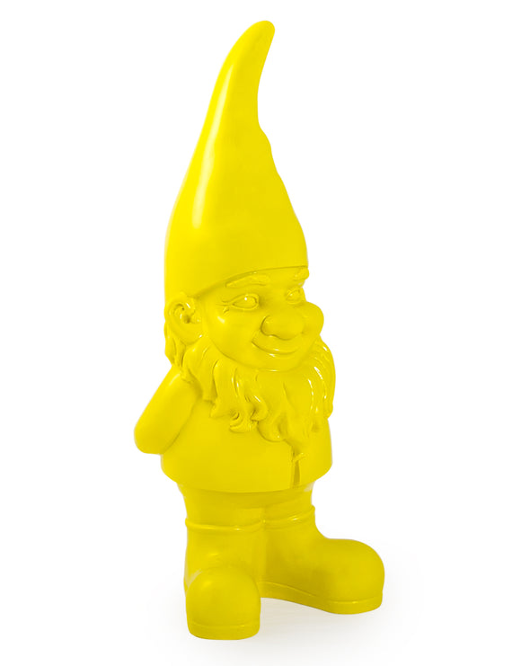 Bright Yellow Garden Gnome 60.5 cm High