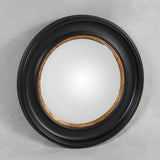 Black and Gold Frame Convex / Fisheye Mirror 74 cm Diameter - Due March