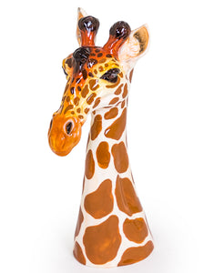 Large Ceramic Giraffe Head Vase 38 cm Tall