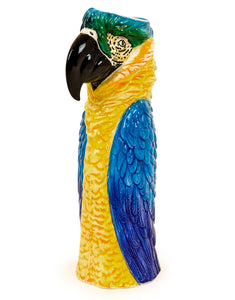 Large Ceramic Parrot Macaw Vase 36 cm Tall