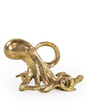 Decorative Tabletop Gold Octopus Wine Bottle Holder 14 cm x 23 cm 17 cm