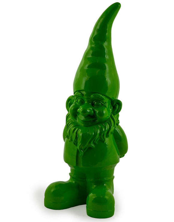 Large Bright Green Garden Gnome 85 cm High- Due late October