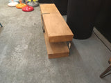 Giant Wooden Effect Clothes Peg Table / Stool 120 cm Wide